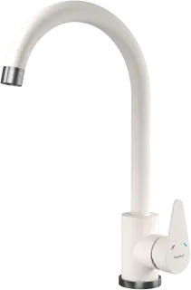 Смеситель для кухни GranFest  URBAN Z-5412 белый